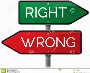 right wrong